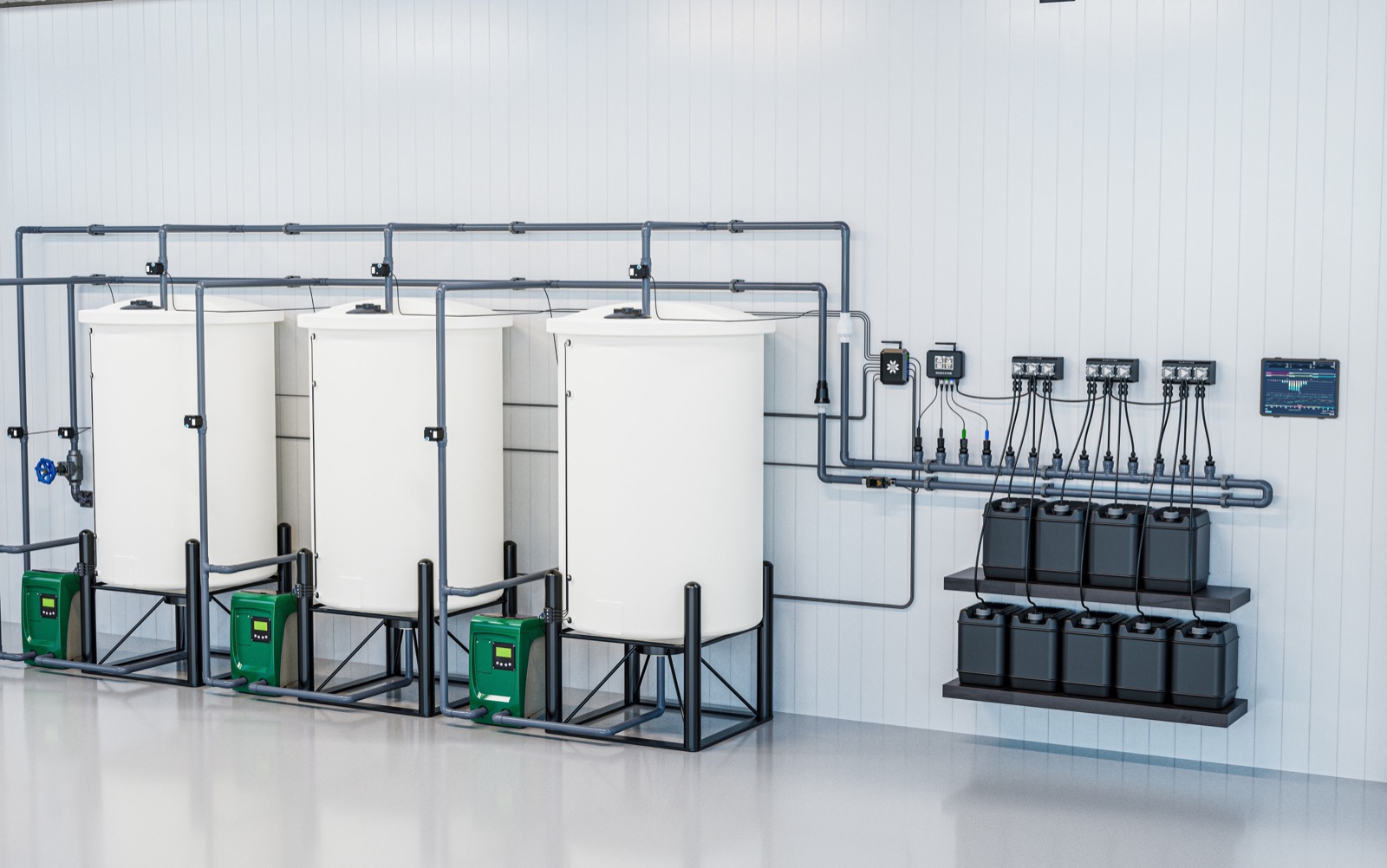 Batch dosing setup