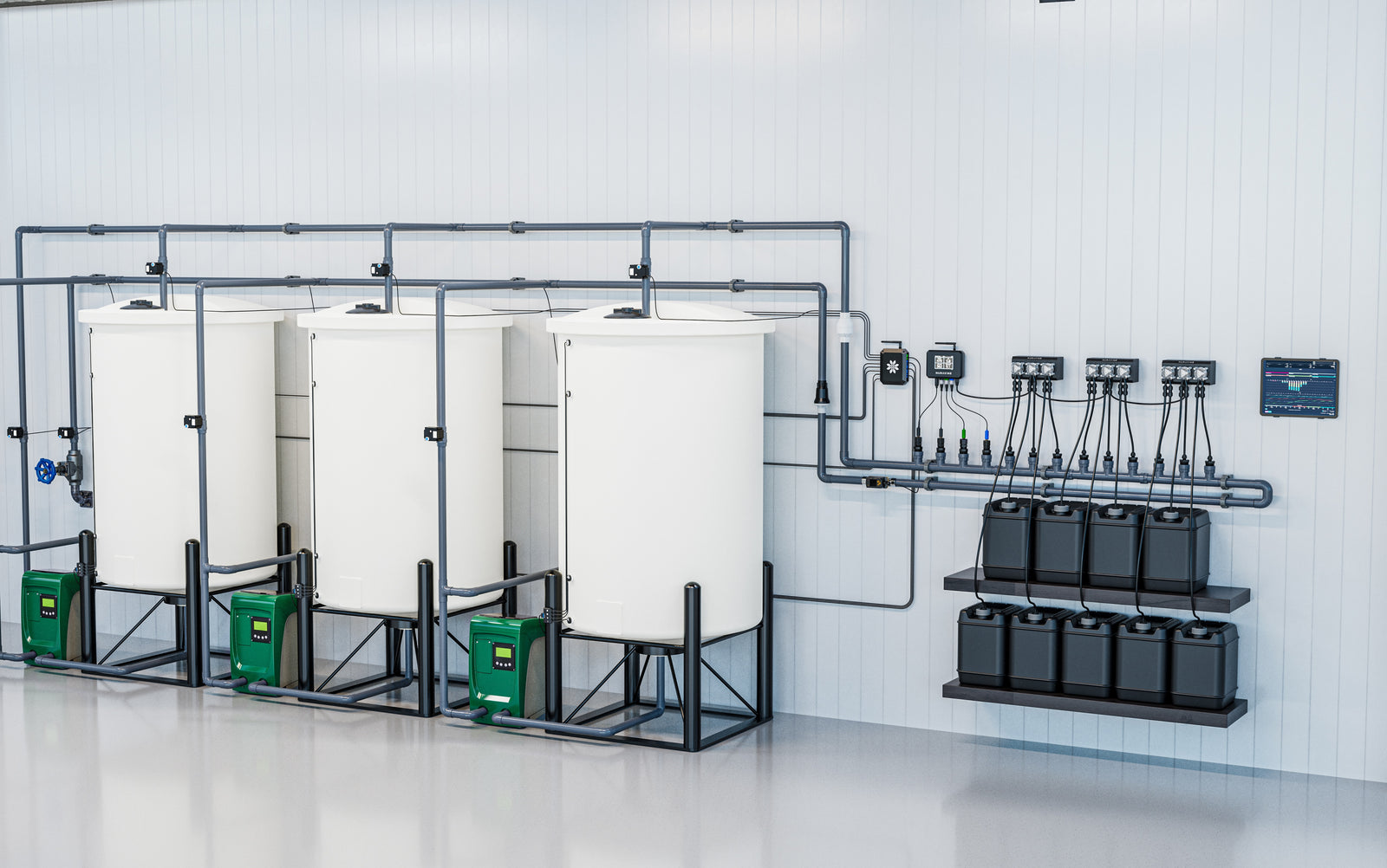 Nuravine Batch Doser multi and single tank setup